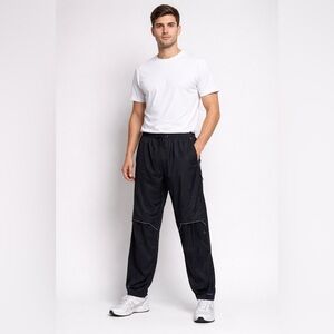 ASICS Mens Waterproof Training Running Windbreaker Pants Reflective Detail